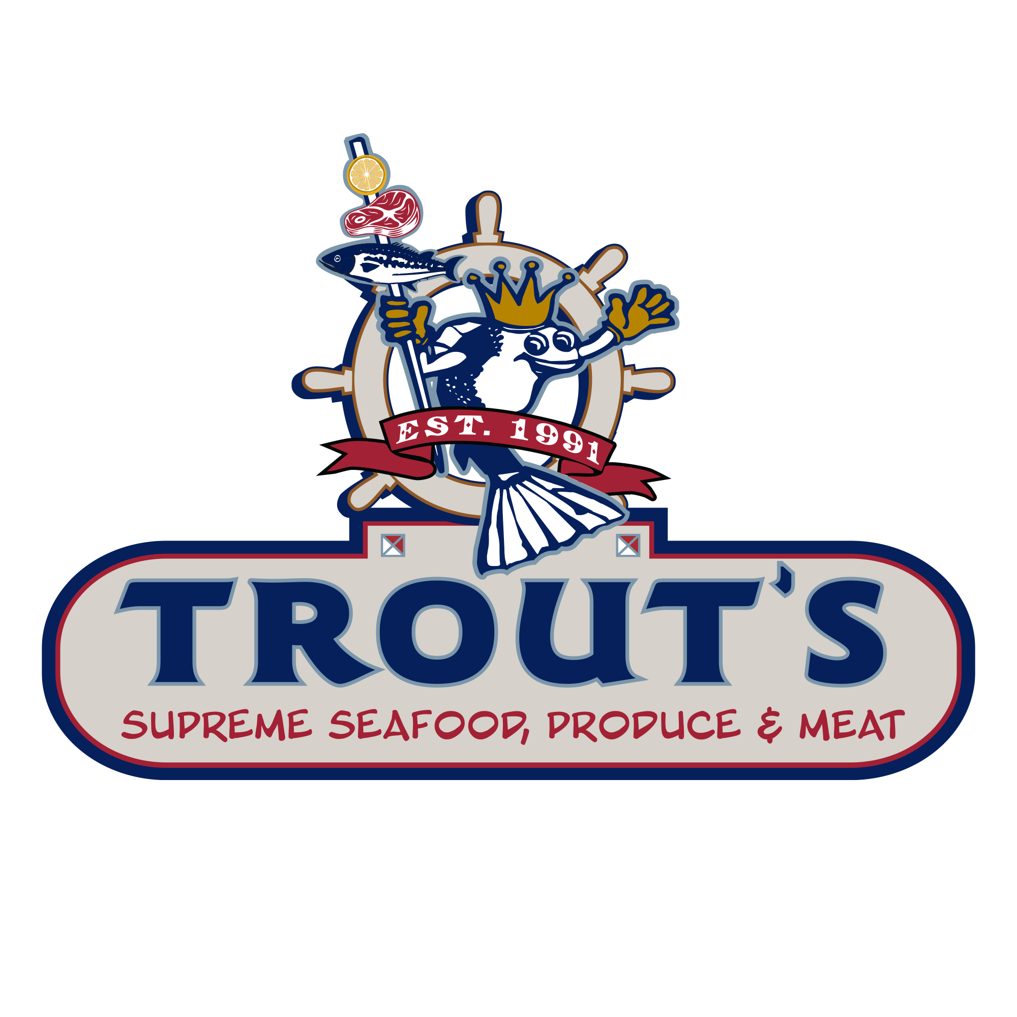 Trout’s Supreme Seafood logo