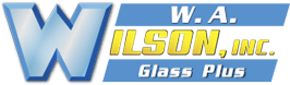 W.A. Wilson Glass Plus logo