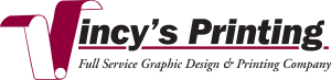 Vincys Printing logo