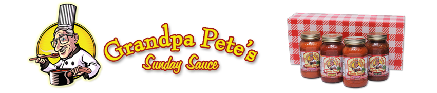Grandpa Pete's Sunday Sauce logo
