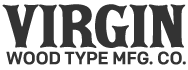 Virgin Wood Type Manufacturing Company logo