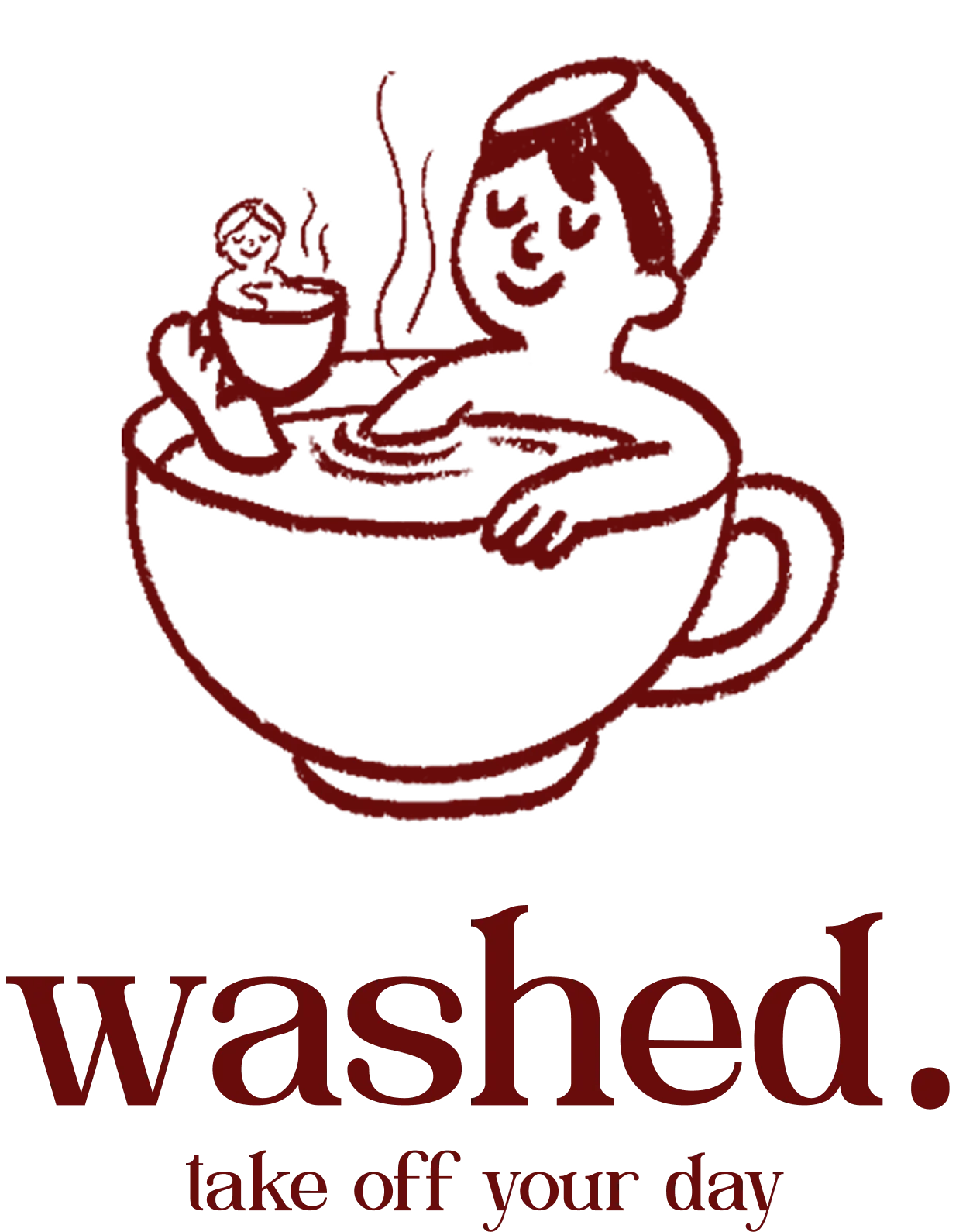 Washed logo
