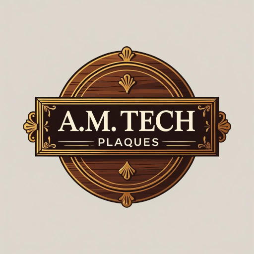 A.M. Tech Plaques logo
