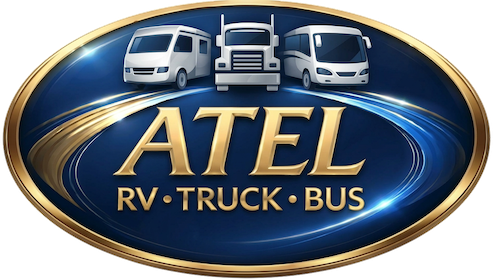 ATEL RV · Truck · Bus logo