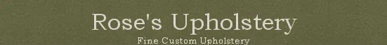Rose's Upholstery logo