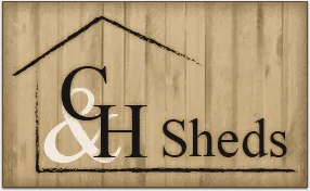 C & H Sheds logo