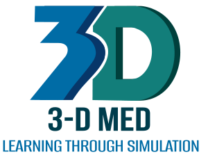 3-D Med logo
