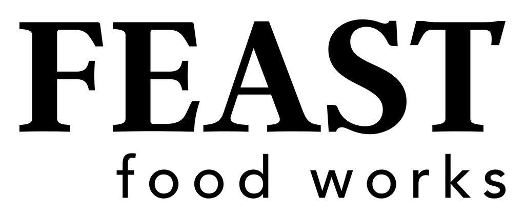 FEAST food works logo