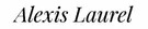 Alexis Laurel Jewelry logo