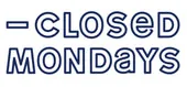 Closed Mondays logo