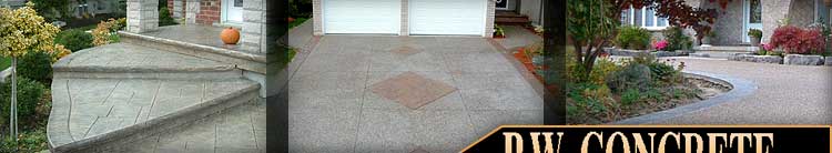 P.W. Concrete logo