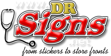 DR Signs logo