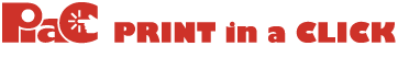 PRINT in a CLICK logo