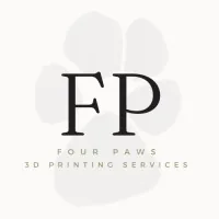 Four Paws 3D Printing Services logo