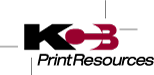 KCB Print Resources logo