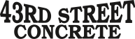 43rd Street Concrete Co logo