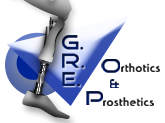G.R.E. Orthotics and Prosthetics logo