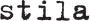 Stila Cosmetics logo