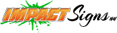 Impact Signs, NH logo