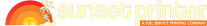Sunset Printer logo