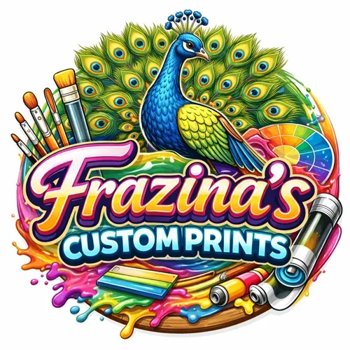 Frazinas Custom Prints logo
