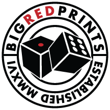 Big Red Prints logo