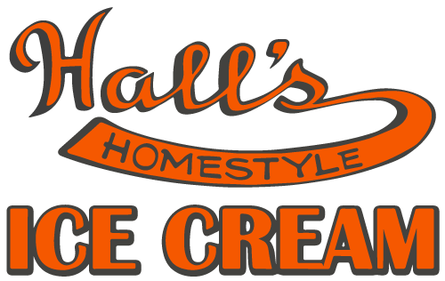 Hall's Ice Cream logo