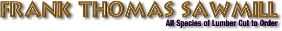Frank Thomas Sawmill, Inc logo