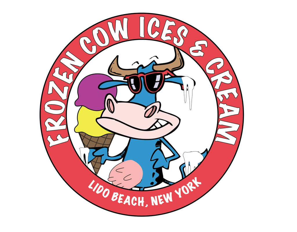 Frozen Cow Ices & Cream logo