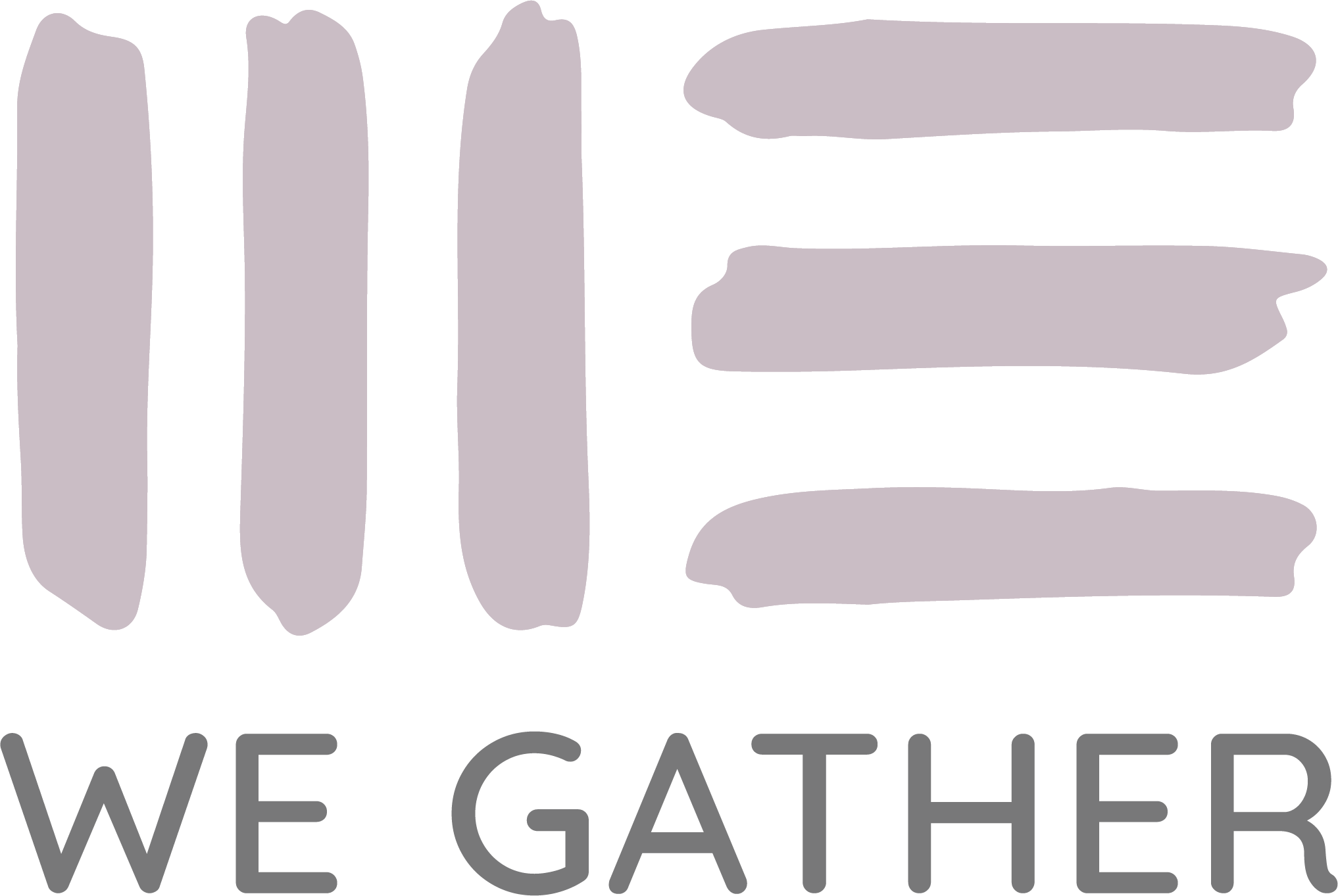 WE GATHER logo