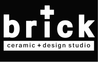 BRICK Ceramic + Design Studio logo