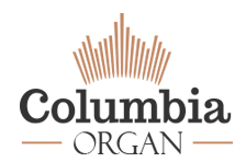 Columbia Organ Leathers logo