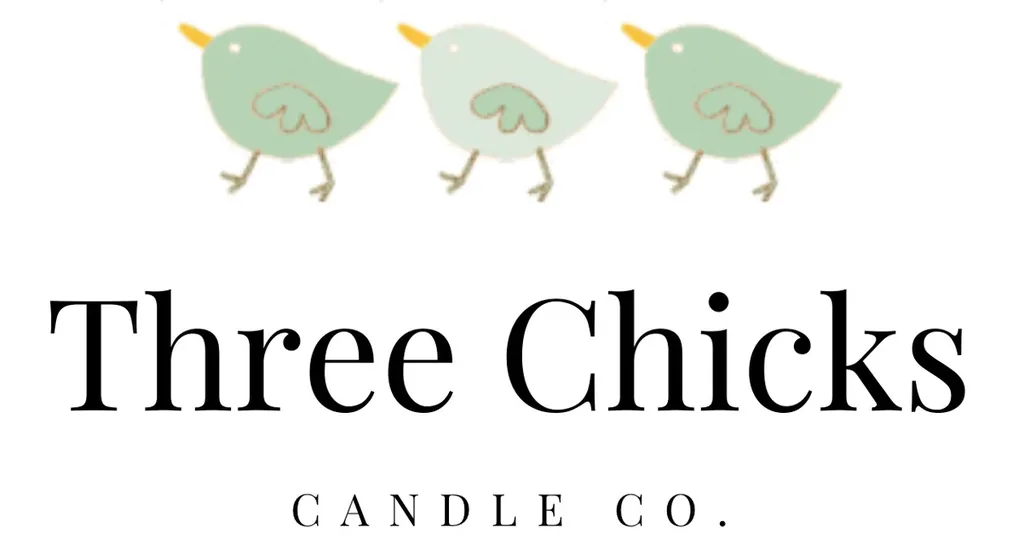 Three Chicks Candle Co logo